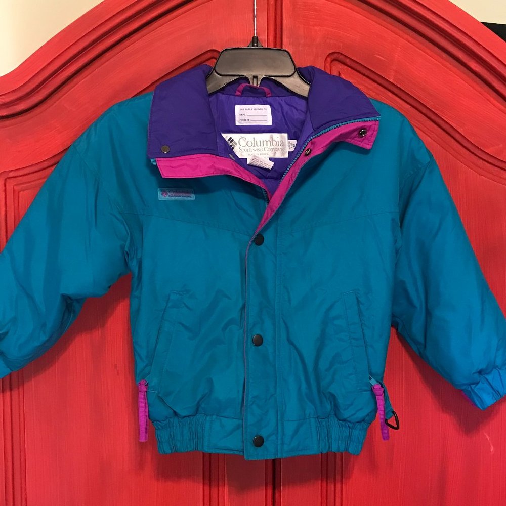 Columbia size S 8/10 youth kids ski winter jacket